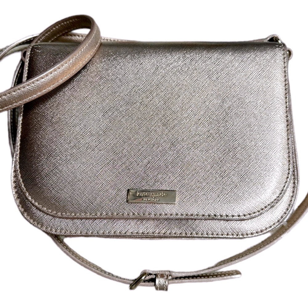 Kate Spade Rose Gold Large Carsen Laurel Way Crossbody Bag